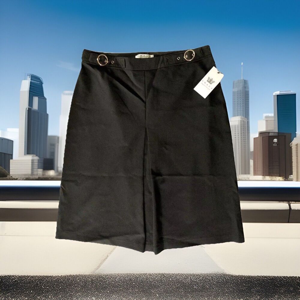 Chaus New York - A-Line Skirt - Aurora Petals - Black - Size 4 - New with tags